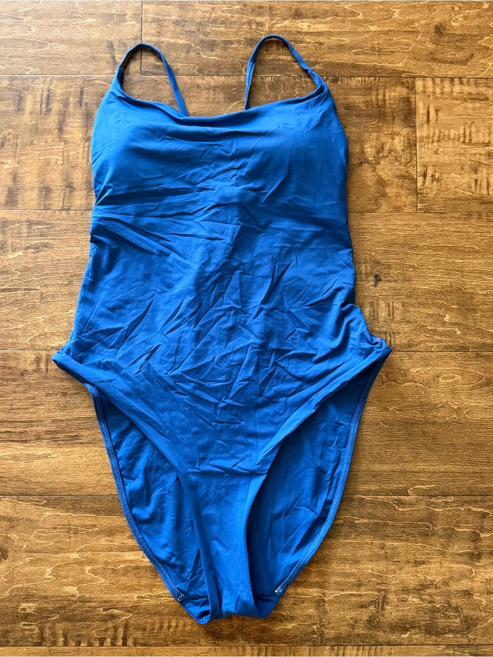 Everlane Royal Blue Strappy One-Piece Swimsuit Sz M